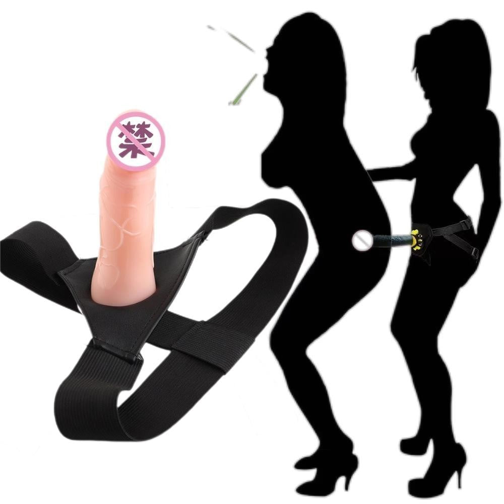 COD - Dildo Silikon Lesbian yang Dapat Dipakai - No.144